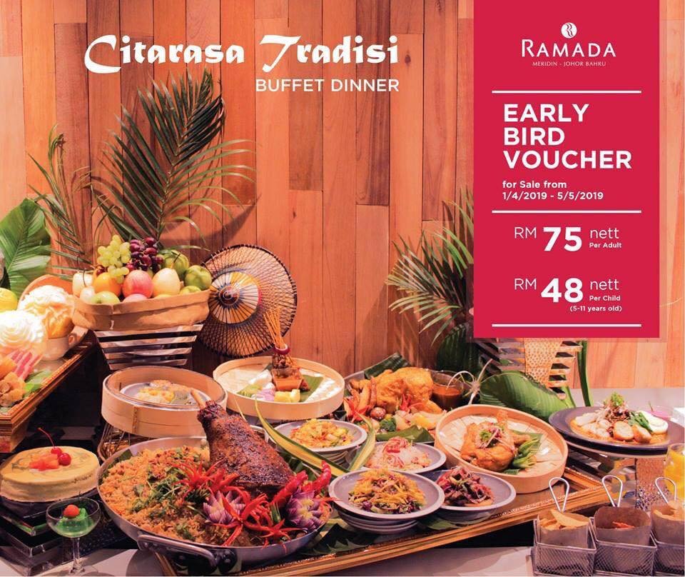 Wow! Ada 45 pilihan buffet Ramadhan di hotel sekitar Johor!