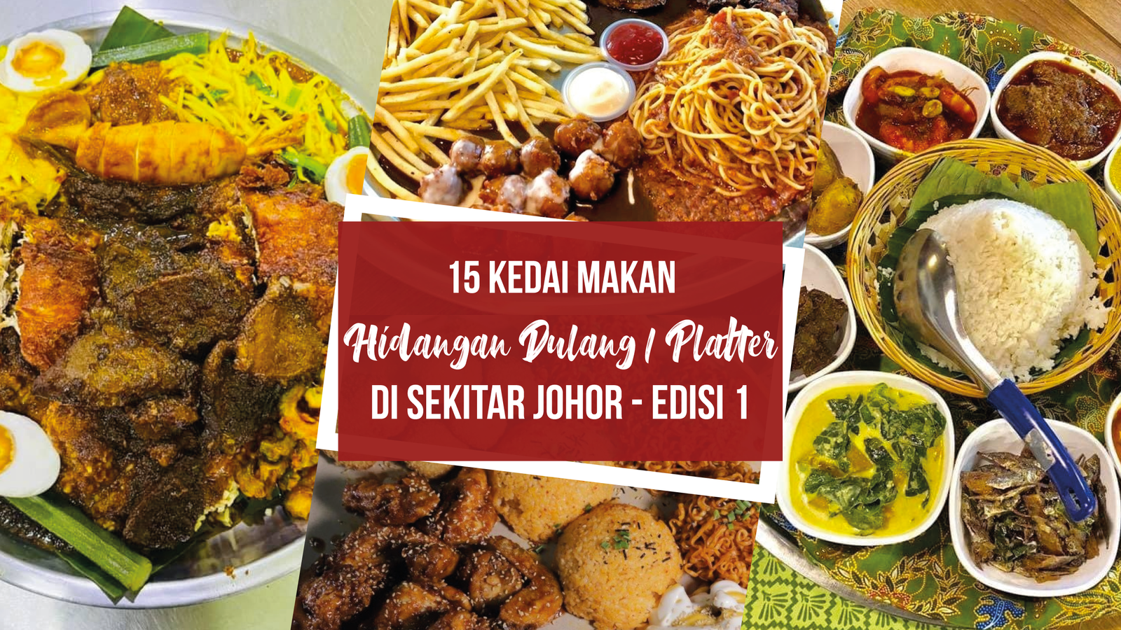 15 kedai makan hidangan Dulang/Platter istimewa ramadhan - Edisi 1