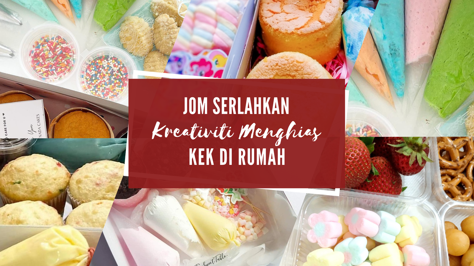 Jom Serlahkan Kreativiti Menghias Kek Di Rumah